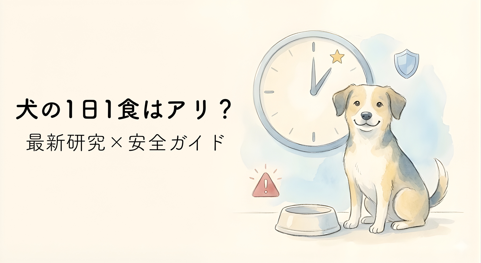 犬のごはん1日1回は健康にいい？24,000頭研究とGDV（胃拡張捻転）リスクで判断する最適回数